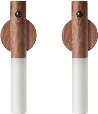 OEM 2 Pezzi Luce Notturna Intelligente Con Sensore Di Movimento, Lampada Da Parete A Led Magnetica Ricaricabile, Luce DAtmosfera Ricaricabile Tramite Usb,