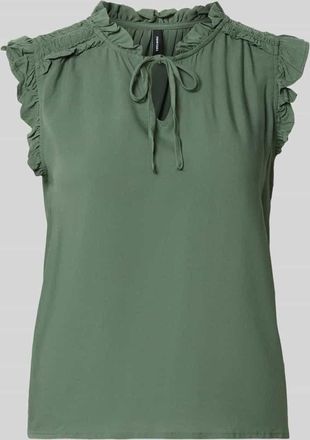 Vero Moda Regular Fit Blusentop aus reiner Viskose Modell ALBA in Lind, Gr&ouml;&szlig;e XS