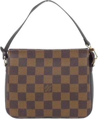 Louis Vuitton Pre-owned Mini Bags, female, Brown, Size: ONE SIZE Pre-owned Damier Makeup Pouch