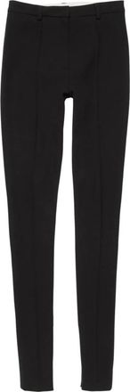 Acne Studios Pantaloni in twill di lana bi-stretch Pelli - - Trousers - Donna - Nero - M