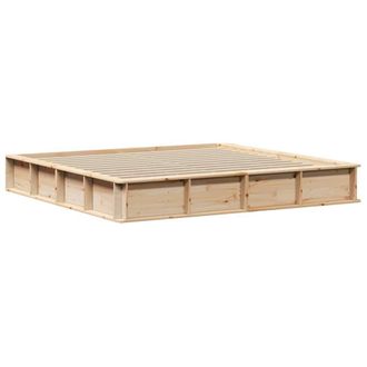 Berkfield Home with Storage Manual Brown 200 x 200 cm Pine wood