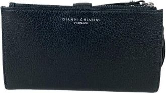 Gianni Chiarini Wallet Dollaro Portafoglio P. Cellulare - Dames - Portefeuilles - Zwart - ONE Size - Leer - Accessoires