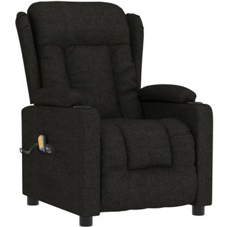 vidaXL Vidaxl - Sill&oacute;n De Masaje El&eacute;ctrico Tela Negro