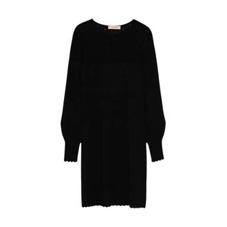 Twinset Short Dresses, female, Black, S, Short Dress