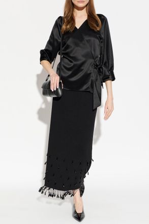 By Malene Birger Top Pacey, Womens, Black