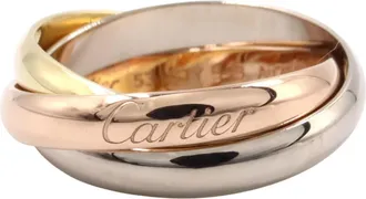 Cartier Gold Silver Yellow Gold (18K) Pink Gold (18K) White Gold (18K) Band Ring (Pre-Owned)