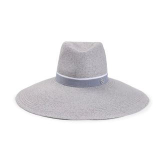 Maison Michel Hats, unisex, Gray, Size: S Womens Hats & Caps Accessories Blue Ss26