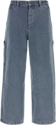 A.P.C. Navy Blue Loose Cargo Jeans
