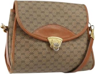 Gucci Pre-owned Cross Body Bags, female, Beige, Size: ONE SIZE Pre-owned Plastic Cross Body Bag