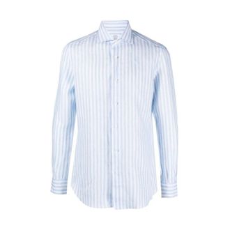 Mazzarelli Formal Shirts - Heren - Casual Overhemden - Blauw - 3XL - Overhemden
