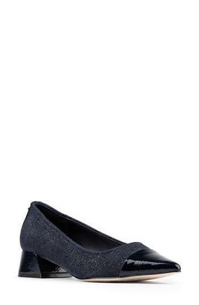 Donald J Pliner Cap Toe Pump in Navy at Nordstrom Rack, Size 7