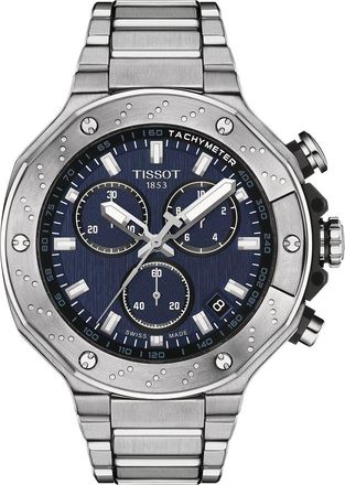 Tissot T-Race Chronograph Bracelet Watch, 45mm in Grey at Nordstrom