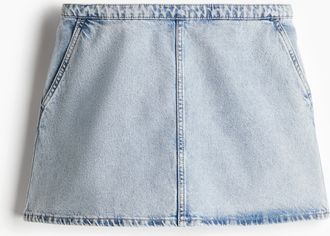 H&M Minijupe in A-Linie - Blue