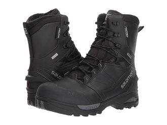 Salomon Toundra PRO CS WP Mens Shoes Black/Black/Magnet : 10.5 D - Medium, Leather/Synthetic