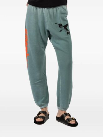 Freecity Homestud Yum track pants - women - Cotton/Fabric - S - Blue