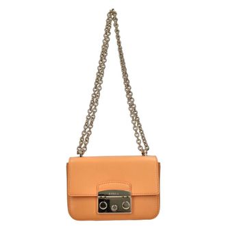 Furla Dames, Tassen, Oranje, Maat: ONE Size Leer
