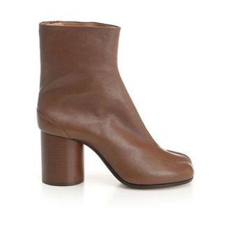 Maison Margiela Tabi Ankle Boot - female - Maison Margiela - Heeled Boots - Brown - 5 UK - Shoes