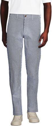 Lands End Knockabout Slim Fit Chino Pant in Deep Ocean Railroad Stripe at Nordstrom, Size 34 X 30