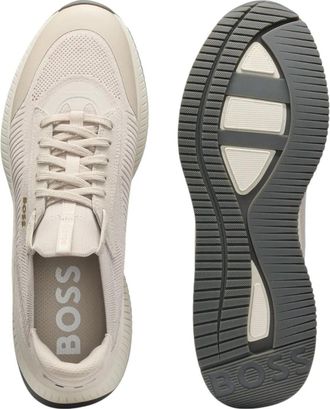 HUGO BOSS Low-Top Sneaker - Heren Sneakers - Gr. 40 (EU) - in Braun - für Damen