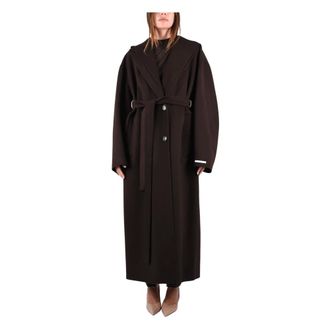 Sportmax Abrigo Olmo - Coats - Mujer - Marr&oacute;n - S