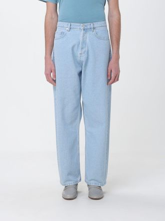 Maison Kitsun&eacute; Jeans a gamba larga Maison Kitsun&eacute; in denim