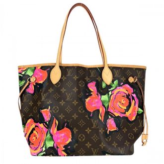Louis Vuitton Monogram Brown Pink Monogram Rose Handbag Tote Bag (Pre-Owned)