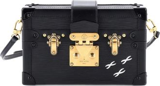 Louis Vuitton Petite Malle Handbag Epi Leather clutch bag - Zwart