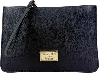 Braccialini Dolly Sachet - Dames - Clutches - Zwart - ONE Size - Leer - Tassen