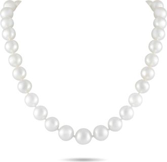 Luxury Bazaar 18K White Gold South Sea Pearl Necklace MF21-080726
