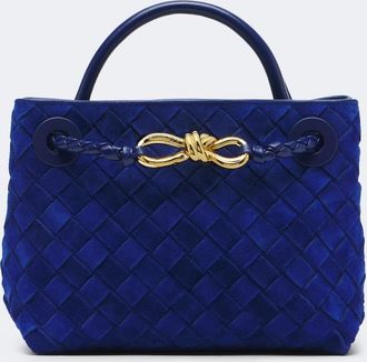 Bottega Veneta Andiamo Mini suede top-handle bag