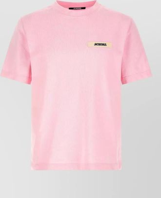 Jacquemus cotton le t-shirt gros-grain t-shirt