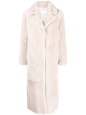 Yves Salomon Lange jas - Beige