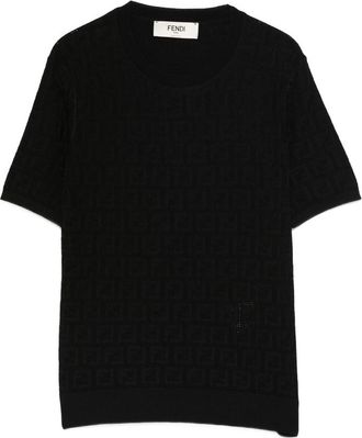Fendi Pattern Short-sleeve Top