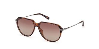 Guess GU00067 Polarized 52H Mens Sunglasses Tortoiseshell Size 56
