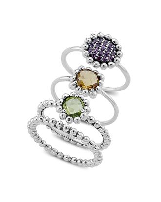 Samuel B. Silver 2.23 Ct. Tw. Gemstone Stackable Ring