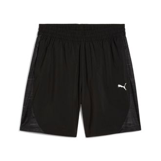 Puma Trainingsshorts PUMA M TAD TECH FABRIC MIX SHORT, Damen, Gr. XXL, N-Gr, schwarz (puma schwarz), Obermaterial: 100% Polyester, regular fit kniefrei, Ho