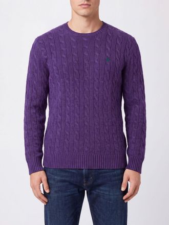 Polo Ralph Lauren Maglia girocollo in lana e cashmere con logo Pony ricamato