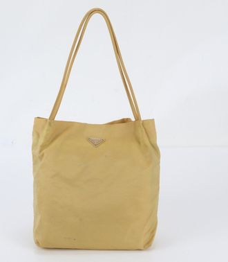 Prada Yellow Handbag Shoulder Bag Tote Bag (Pre-Owned)