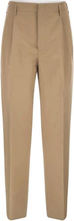 Brunello Cucinelli Broeken, Heren, Beige, XL, Suit Broeken