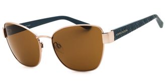 Anne Klein AK7101 770 Womens Sunglasses Gold Size 58