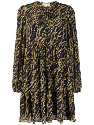 Michael Kors Printed Midi Dress
