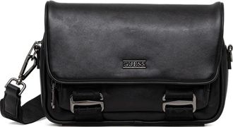 Guess Co black briefcase-style shoulder bag - men - Polyurethane - OS