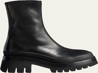 Khaite 35mm Fallon Leather Ankle Boots