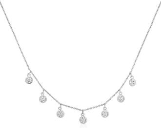 Ariana Rabbani Seven Lab Grown Diamonds Dangle 14k Gold Necklace