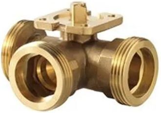 SIEMENS Vbg61.40-25 Grifo De Bola De Lat&oacute;n, G 2 1/4 Pulgadas