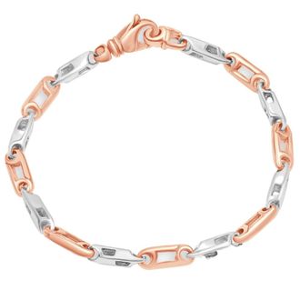 Pompeii3 Mens Designer Link 14k Gold (22gram) or Platinum (53gram) 4.5-5mm Bracelet 8.5