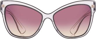 Miu Miu Violet Gradient Butterfly Ladies Sunglasses MU 08VS 03I09B 56