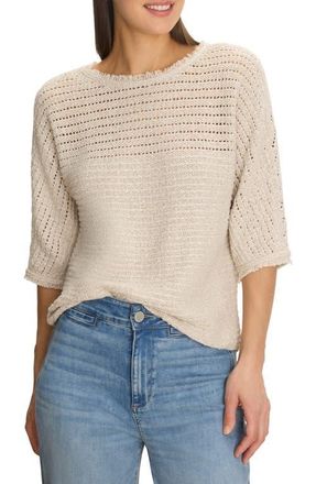Nic+Zoe Tonal Texture Sweater in Neutral Mix at Nordstrom, Size Medium P