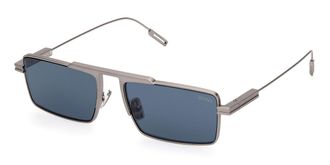 Ermenegildo Zegna EZ0233 17V Mens Sunglasses Silver Size 57