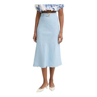 Pinko Falda Midi Evas&eacute; - Skirts - Mujer - Azul - L